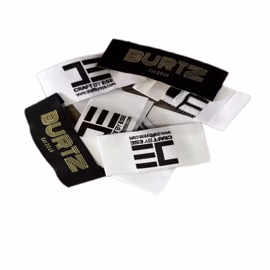 Custom Clothing Taggs Labels Garment Custom Heat Transfer Woven Label for Bag Clothing